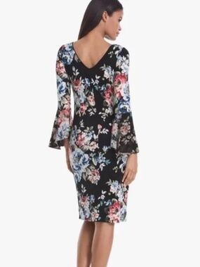 White House Black Market floral dress XXsP